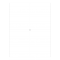 30017 - Label Size 150mm x 200mm - 4 label(s) per sheet