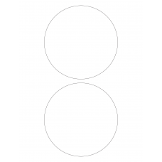 30023 - Label Size 190mm dia - 2 label(s) per sheet 