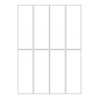 30034 - Label Size 69mm x 200mm - 8 label(s) per sheet 30034 - Label Size 69mm x 200mm - 8 label(s) per sheet