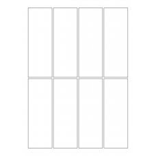 30034 - Label Size 69mm x 200mm - 8 label(s) per sheet 