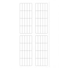 30039 - Label Size 15.5mm x 49mm - 80 label(s) per sheet 
