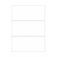 30040 - Label Size 246mm x 110mm - 3 label(s) per sheet 30040 - Label Size 246mm x 110mm - 3 label(s) per sheet