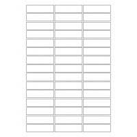 30044 - Label Size 90mm x 25mm - 45 label(s) per sheet