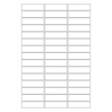 30044 - Label Size 90mm x 25mm - 45 label(s) per sheet 