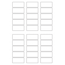 30047 - Label Size 75mm x 34mm - 30 label(s) per sheet 