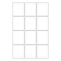 30056 - Label Size 85mm x 100mm - 12 label(s) per sheet
