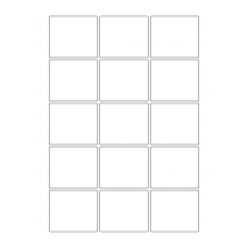 30059 - Label Size 88mm x 75mm - 15 label(s) per sheet 