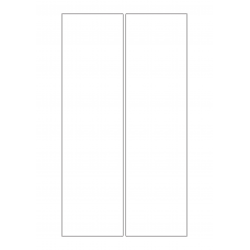 30060 - Label Size 111mm x 402mm - 2 label(s) per sheet 