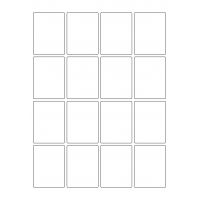 30063 - Label Size 66mm x 88mm - 16 label(s) per sheet