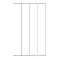 30069 - Label Size 60mm x 400mm - 4 label(s) per sheet 30069 - Label Size 60mm x 400mm - 4 label(s) per sheet