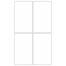 30070 - Label Size 125mm x 215mm - 4 label(s) per sheet 