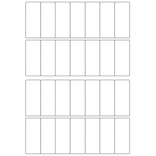 30072 - Label Size 37mm x 96mm - 28 label(s) per sheet 