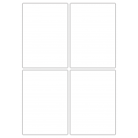 30079 - Label Size 148mm x 210mm - 4 label(s) per sheet