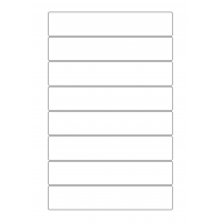 30089 - Label Size 235mm x 45mm - 8 label(s) per sheet