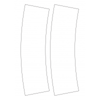 30092 - Label Size 128.317mm x 409.842mm - 2 label(s) per sheet