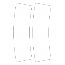 30092 - Label Size 128.317mm x 409.842mm - 2 label(s) per sheet 