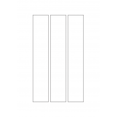 30095 - Label Size 56mm x 312mm - 3 label(s) per sheet 