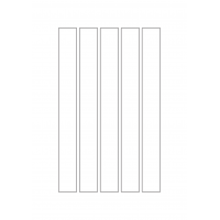 30096 - Label Size 35mm x 312mm - 5 label(s) per sheet