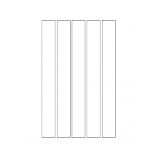 30096 - Label Size 35mm x 312mm - 5 label(s) per sheet 