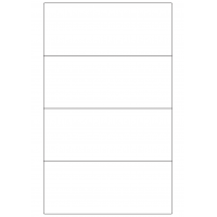 30097 - Label Size 250mm x 102mm - 4 label(s) per sheet 30097 - Label Size 250mm x 102mm - 4 label(s) per sheet