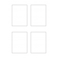 30099 - Label Size 117mm x 163mm - 4 label(s) per sheet