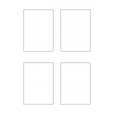30099 - Label Size 117mm x 163mm - 4 label(s) per sheet 