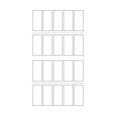 30103 - Label Size 35mm x 80mm - 20 label(s) per sheet 
