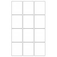 30107 - Label Size 80mm x 98mm - 12 label(s) per sheet 30107 - Label Size 80mm x 98mm - 12 label(s) per sheet