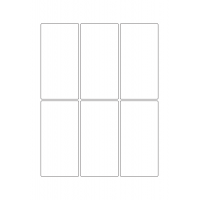 30110 - Label Size 170mm x 86mm - 6 label(s) per sheet 30110 - Label Size 170mm x 86mm - 6 label(s) per sheet