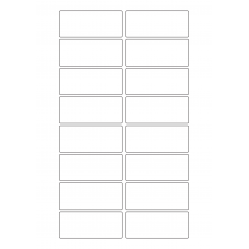 30116 - Label Size 115mm x 48mm - 16 label(s) per sheet 