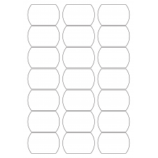 30121 - Label Size 84.5mm x 54.5mm - 21 label(s) per sheet 