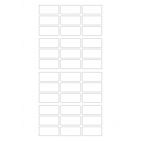 30126 - Label Size 64mm x 29mm - 36 label(s) per sheet