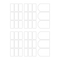 30129 - Label Size Shapes - 42 label(s) per sheet
