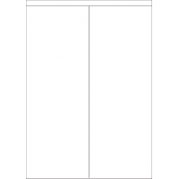 40012 - Label Size 105mm x 285.2mm - 2 label(s) per sheet