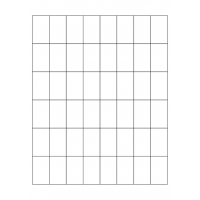 40015 - Label Size 25mm x 41.5mm - 48 label(s) per sheet