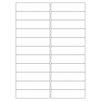 40016 - Label Size 100mm x 25.4mm - 22 label(s) per sheet