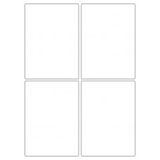 40017 - Label Size 99mm x 139mm - 4 label(s) per sheet 