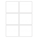 40018 - Label Size 99mm x 89mm - 6 label(s) per sheet