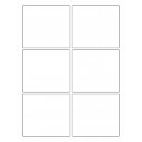 40018 - Label Size 99mm x 89mm - 6 label(s) per sheet