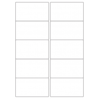 40020 - Label Size 99mm x 56.5mm - 10 label(s) per sheet