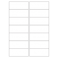 40021 - Label Size 99mm x 40mm - 14 label(s) per sheet