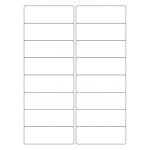 40022 - Label Size 99mm x 34mm - 16 label(s) per sheet