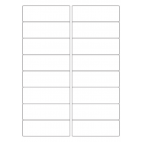 40022 - Label Size 99mm x 34mm - 16 label(s) per sheet