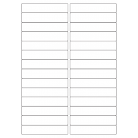 40023 - Label Size 99mm x 20mm - 28 label(s) per sheet