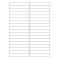 40024 - Label Size 99mm x 15mm - 36 label(s) per sheet