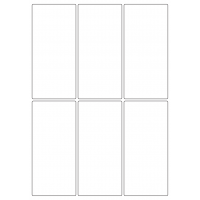 40037 - Label Size 65mm x 140mm - 6 label(s) per sheet