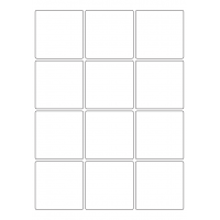 40039 - Label Size 65mm x 65mm - 12 label(s) per sheet