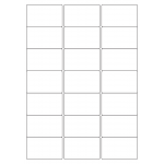 40040 - Label Size 65mm x 40mm - 21 label(s) per sheet