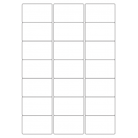 40040 - Label Size 65mm x 40mm - 21 label(s) per sheet