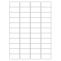 40049 - Label Size 48.5mm x 25.4mm - 44 label(s) per sheet